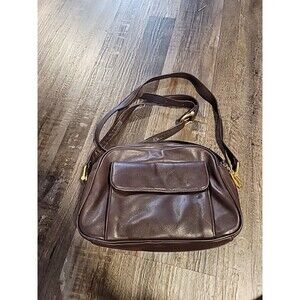 Valerie Stevens Genuine Leather  Dark Brown Womens Handbag